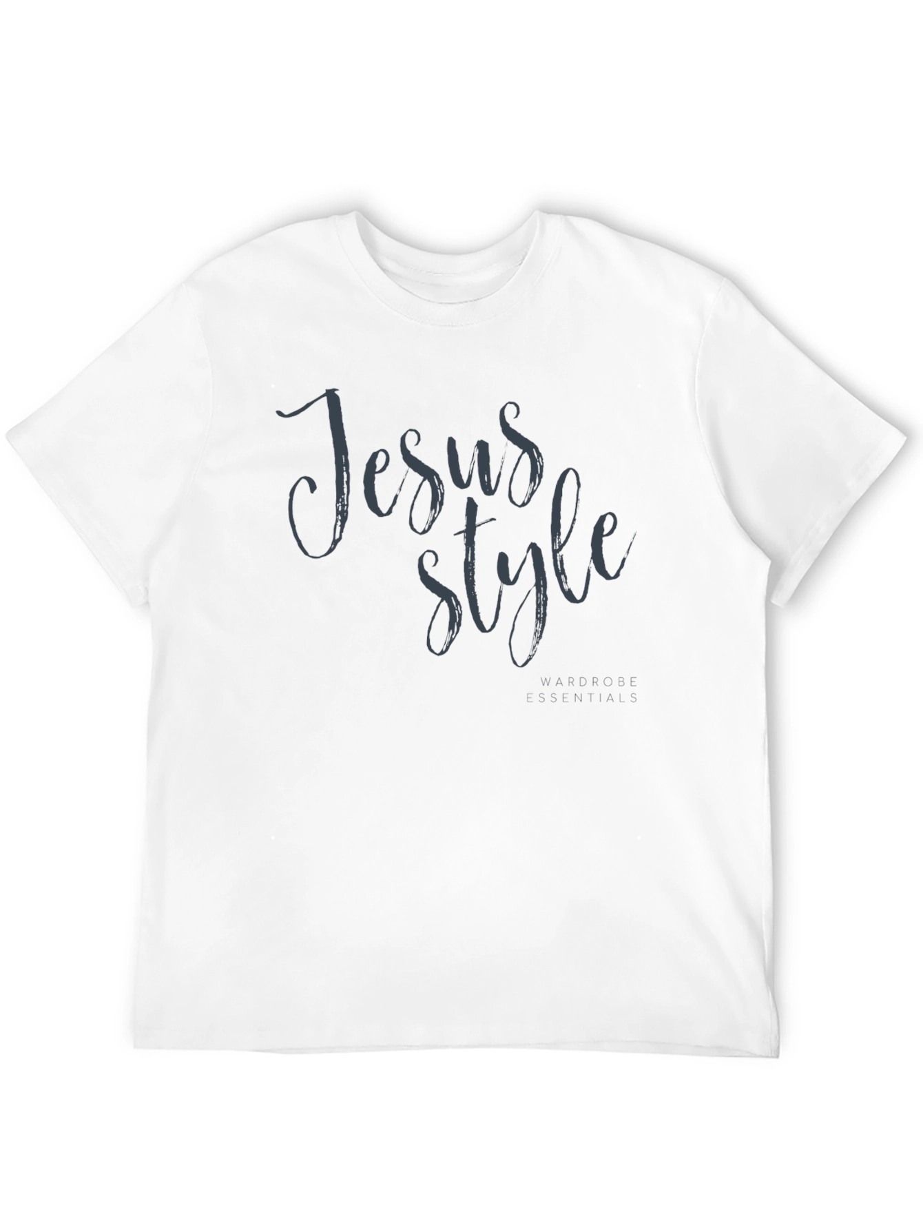 Jesus Style Black Graphic Tee Shirt