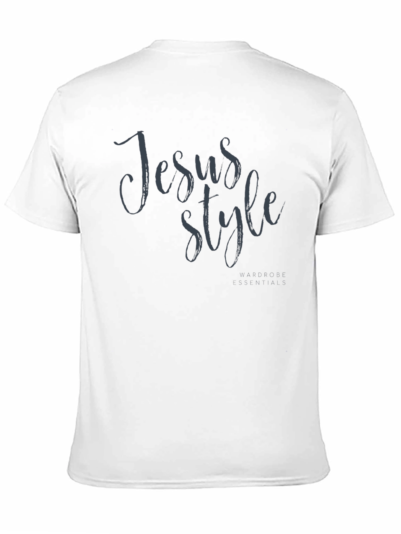 Jesus Style Black Graphic Tee Shirt
