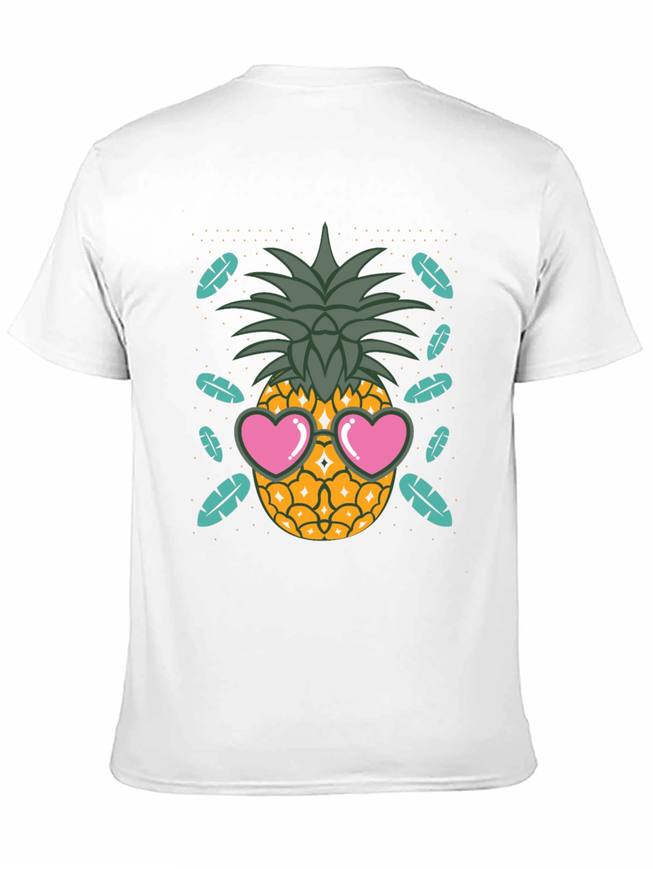 Cool Pineapple Heart Sunglasses T-Shirt