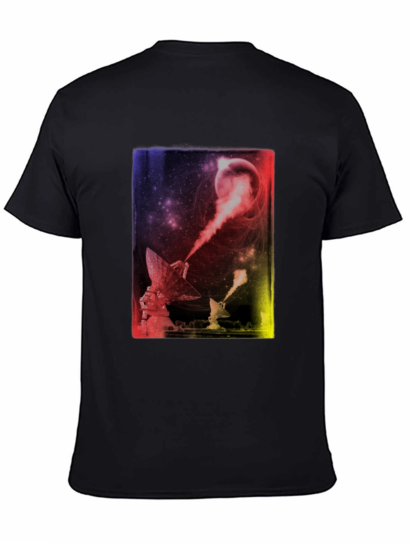 Cosmic Telescope Graphic Tee - Soft Cotton Comfort