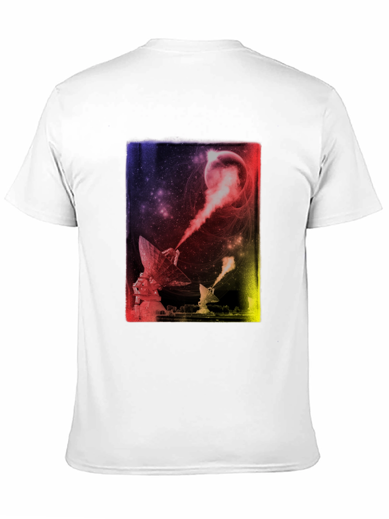 Cosmic Telescope Graphic Tee - Soft Cotton Comfort