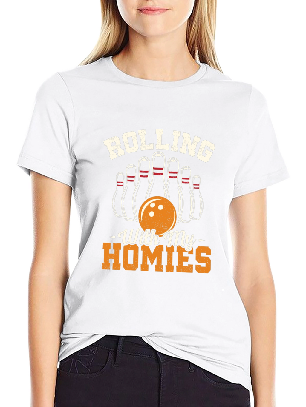 Rolling with My Homies Bowling T-Shirt