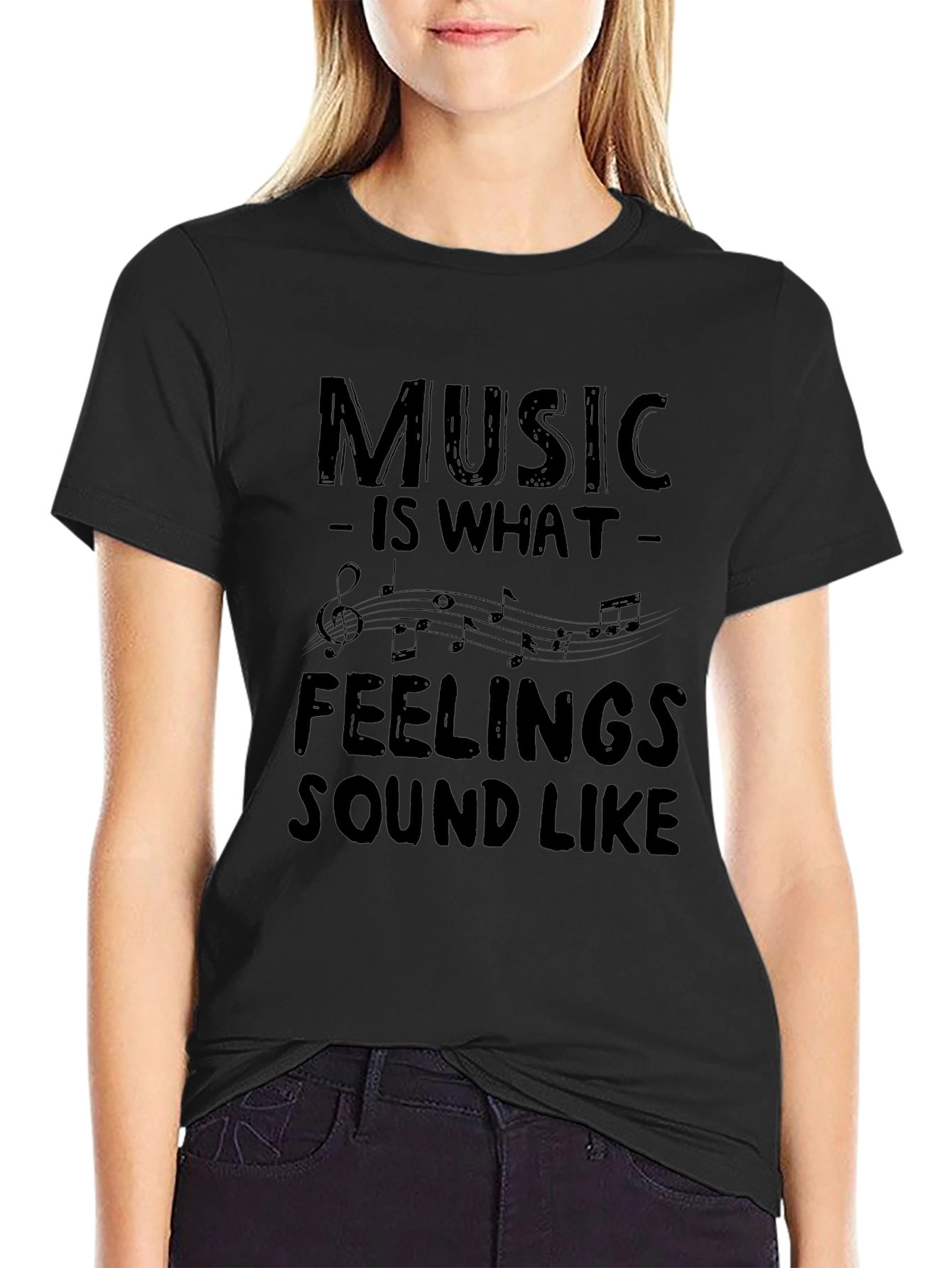 Music is What Feelings Sound Like T-Shirt