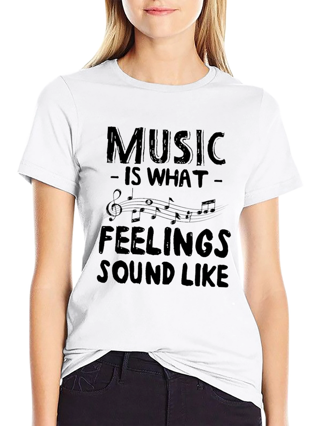 Music is What Feelings Sound Like T-Shirt