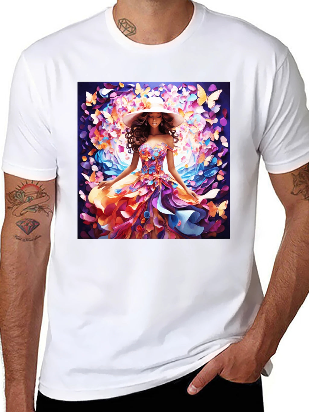 Butterfly Dress T-Shirt