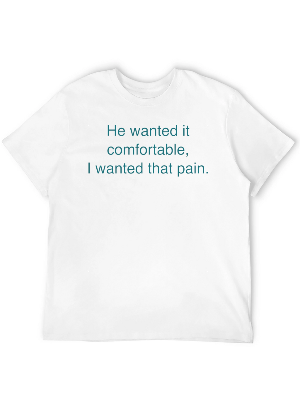 Pain Quote Graphic Black T-Shirt