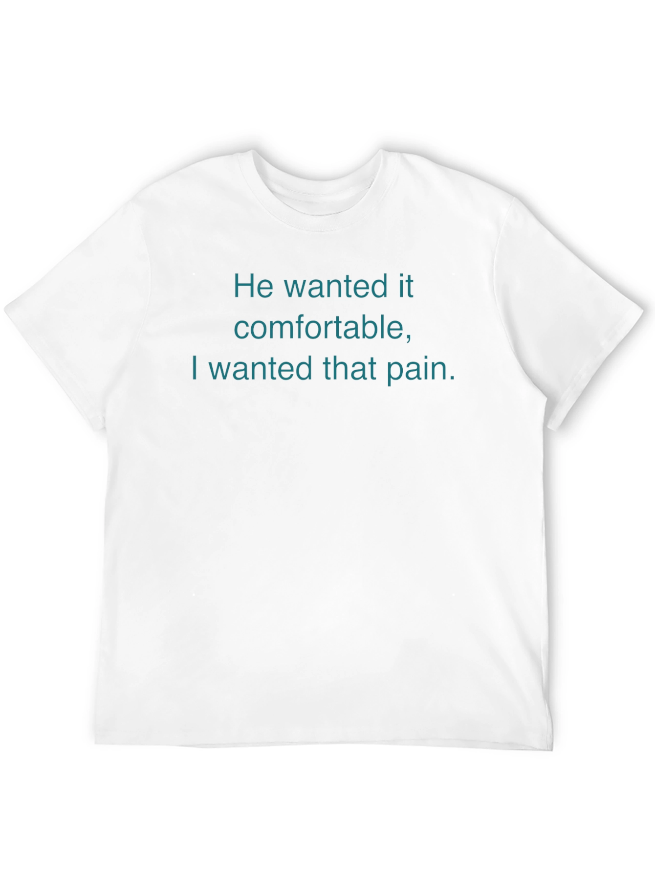 Pain Quote Graphic Black T-Shirt