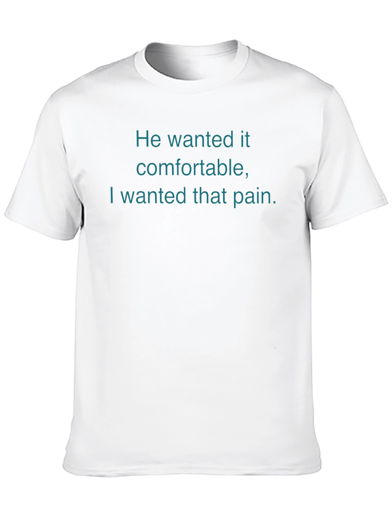 Pain Quote Graphic Black T-Shirt