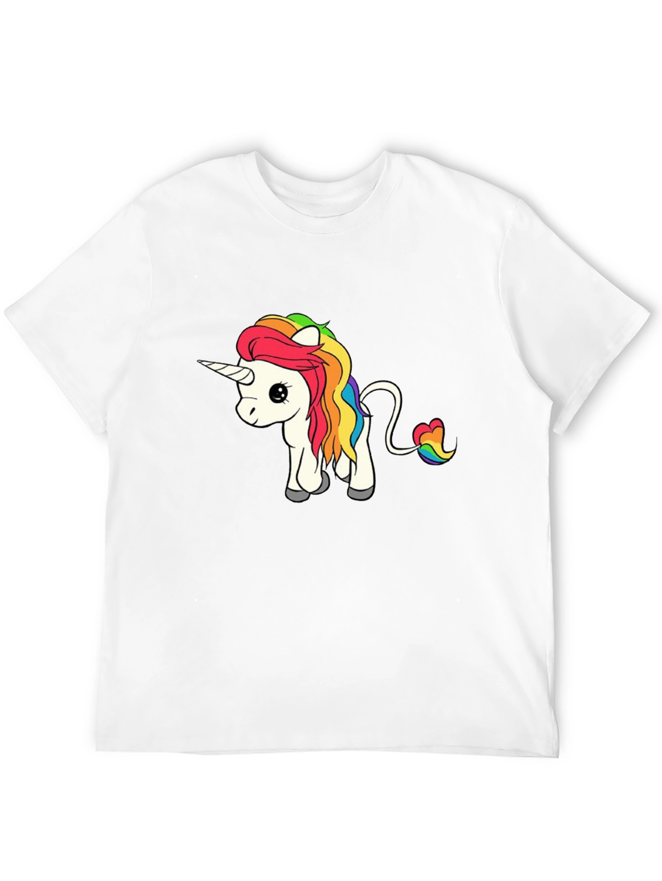 Unicorn Graphic Black T-Shirt