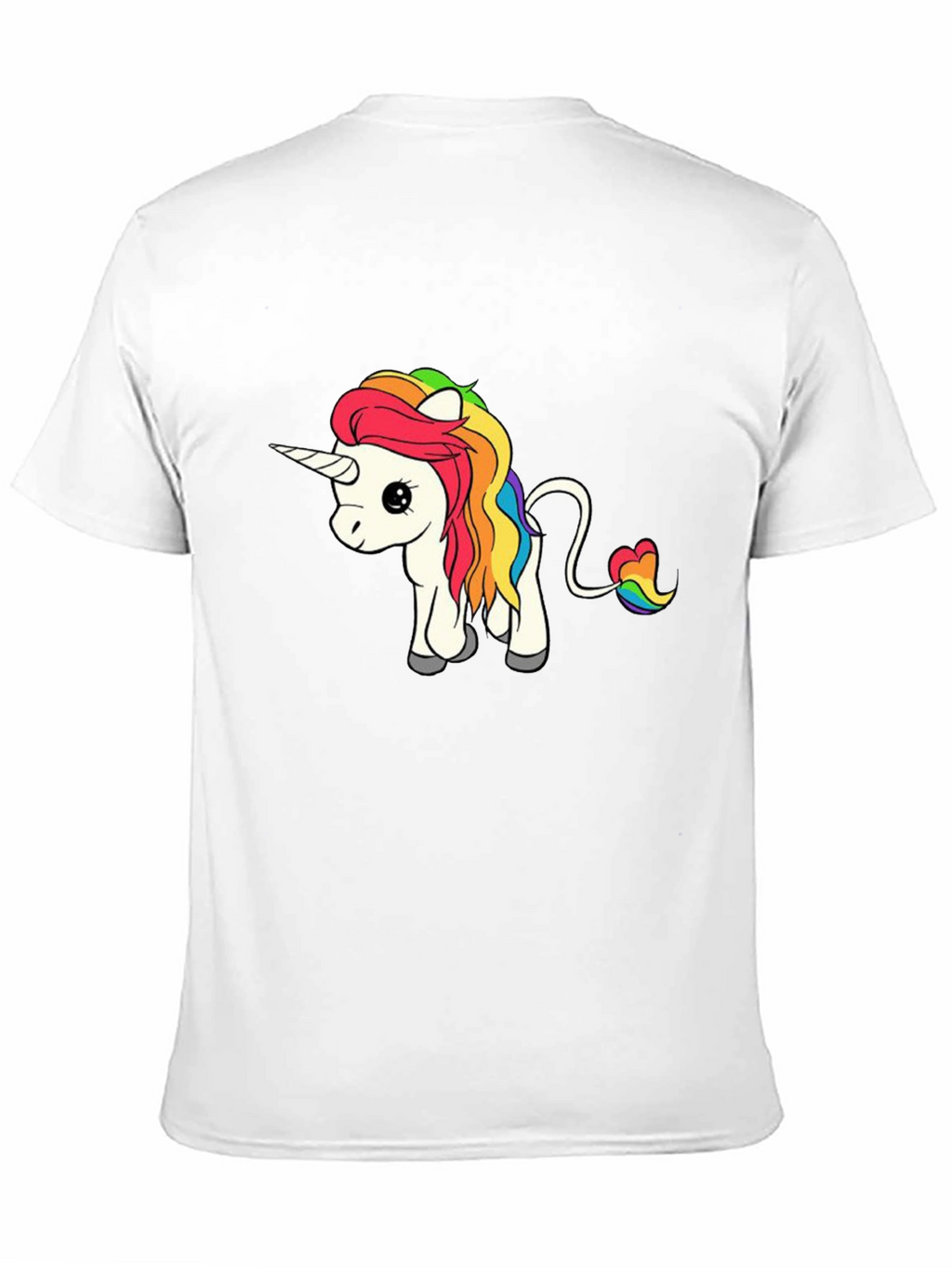 Unicorn Graphic Black T-Shirt