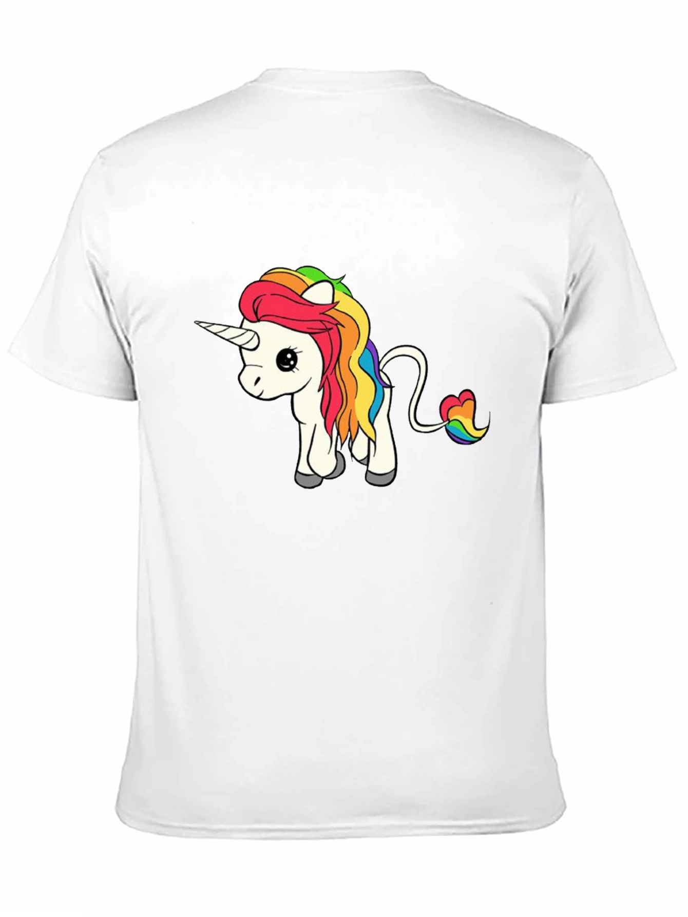 Unicorn Graphic Black T-Shirt