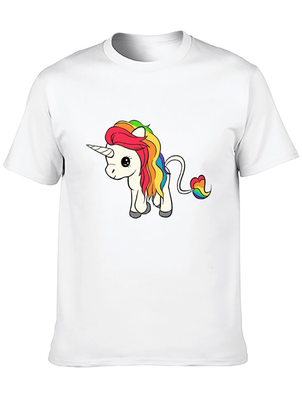 Unicorn Graphic Black T-Shirt