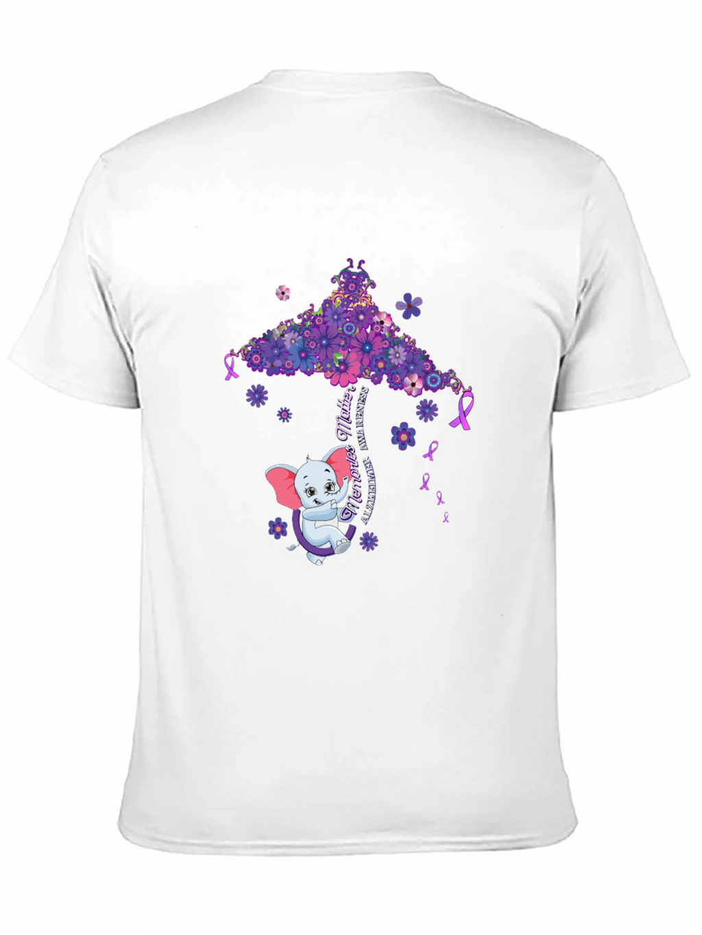 Alzheimers Awareness Elephant T-Shirt