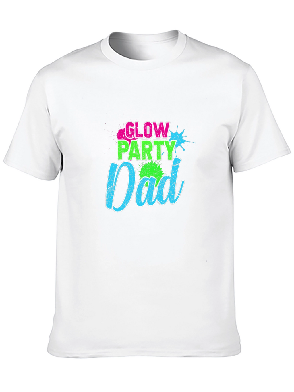 Glow Party Dad Graphic T-Shirt