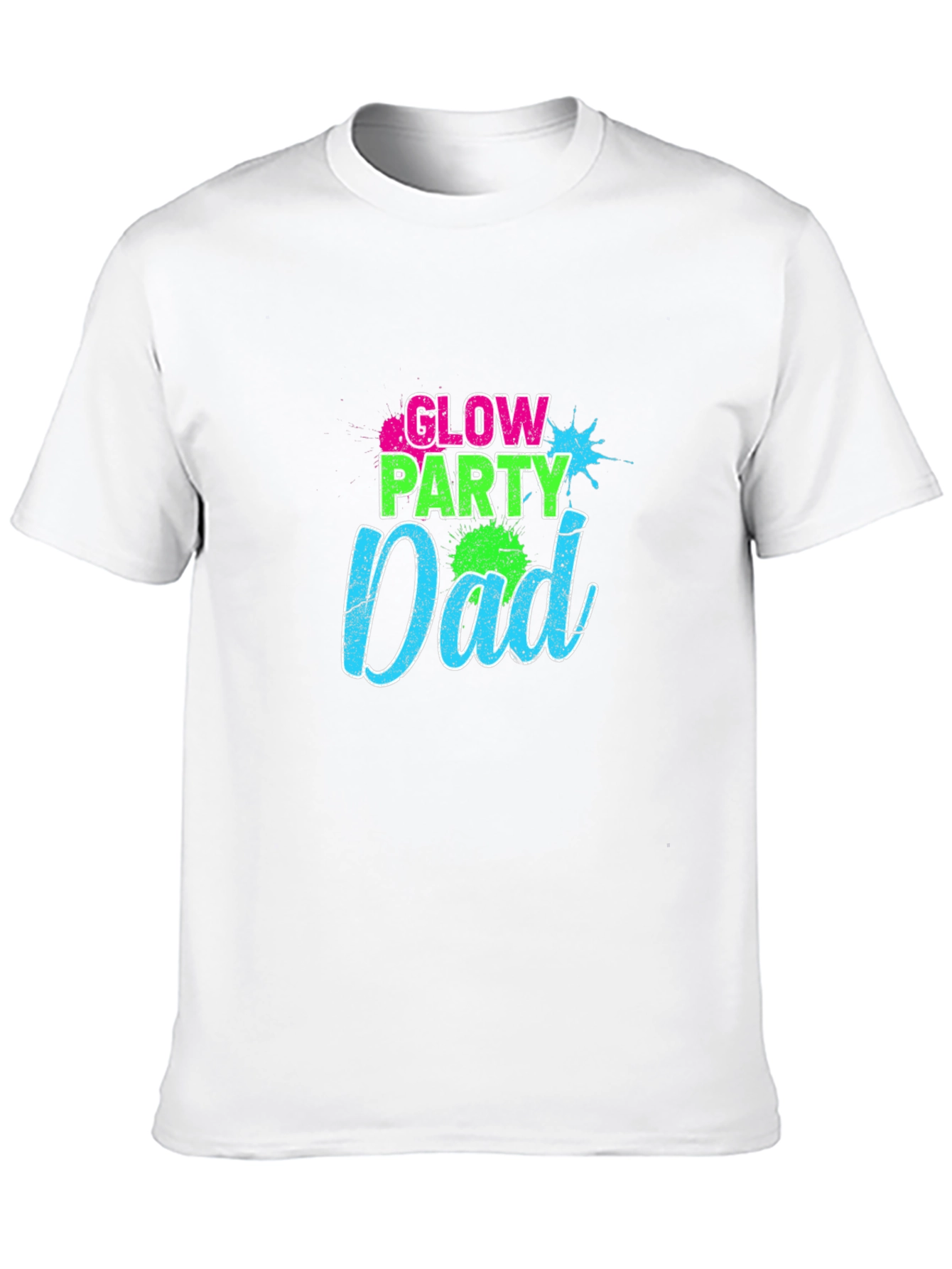 Glow Party Dad Graphic T-Shirt