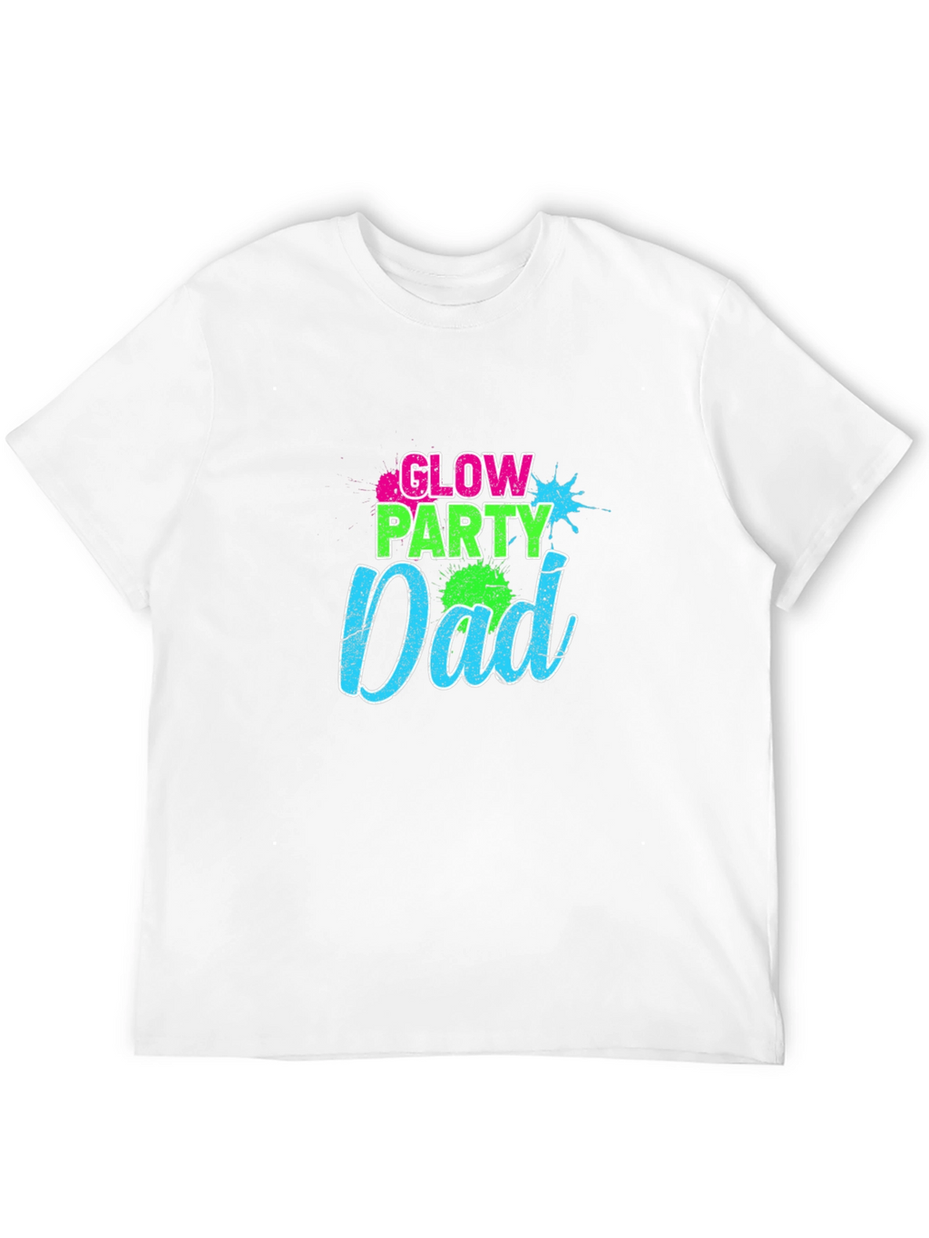 Glow Party Dad Graphic T-Shirt