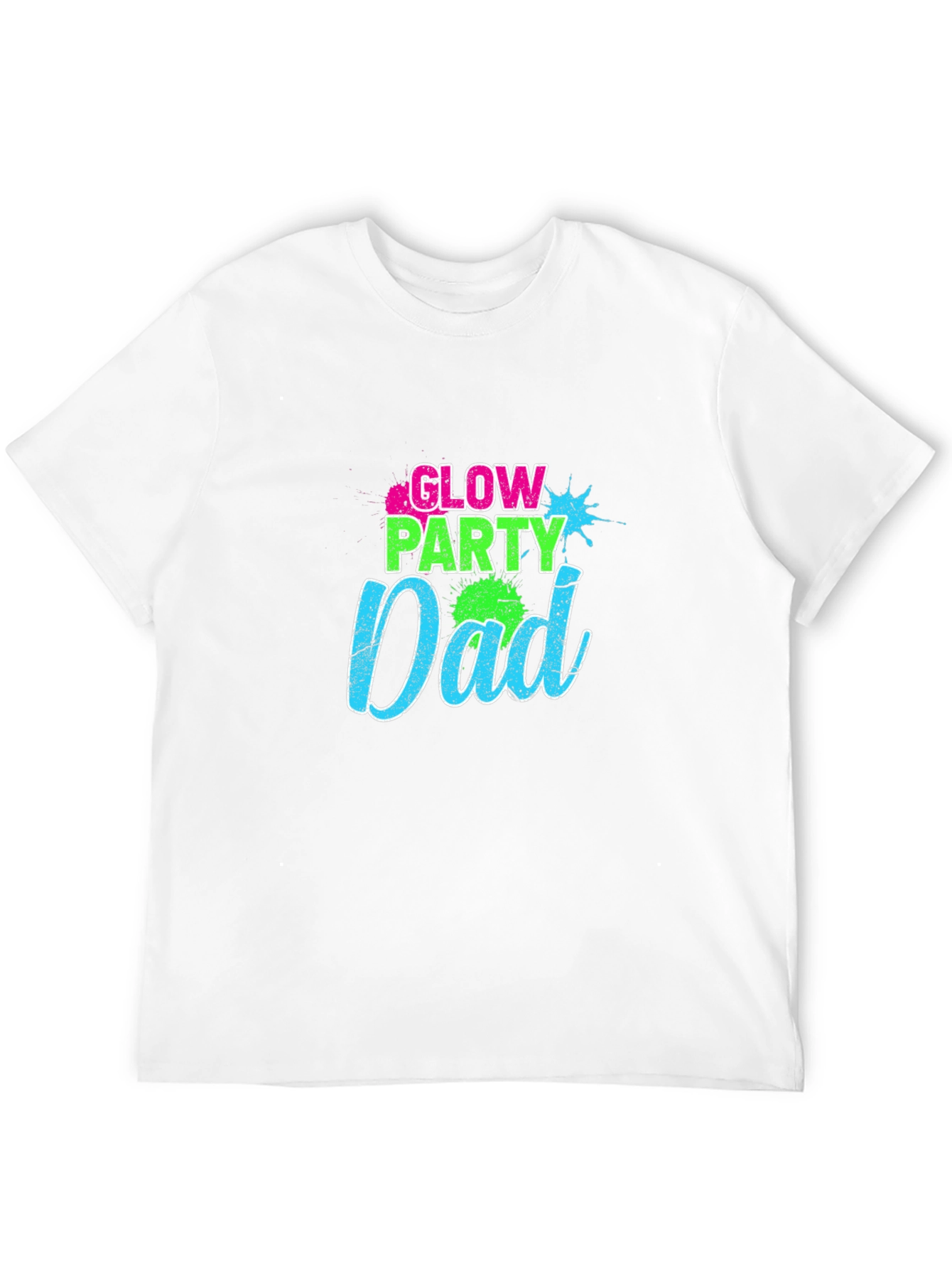 Glow Party Dad Graphic T-Shirt