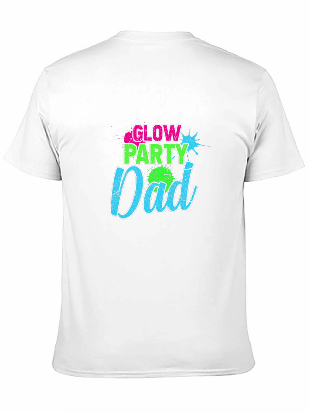 Glow Party Dad Graphic T-Shirt