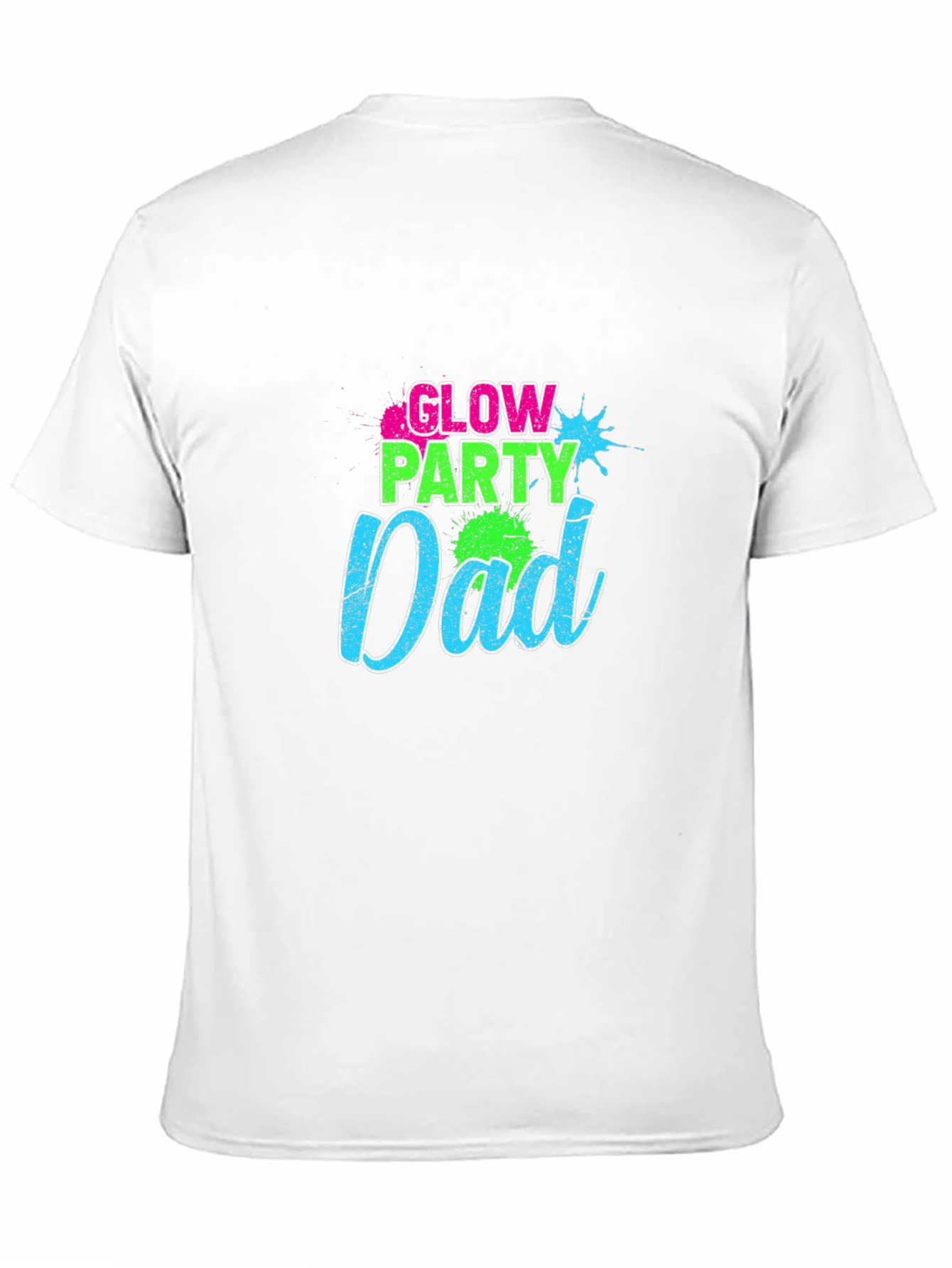 Glow Party Dad Graphic T-Shirt