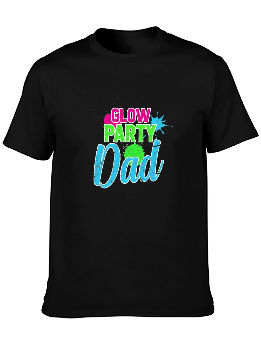 Glow Party Dad Graphic T-Shirt