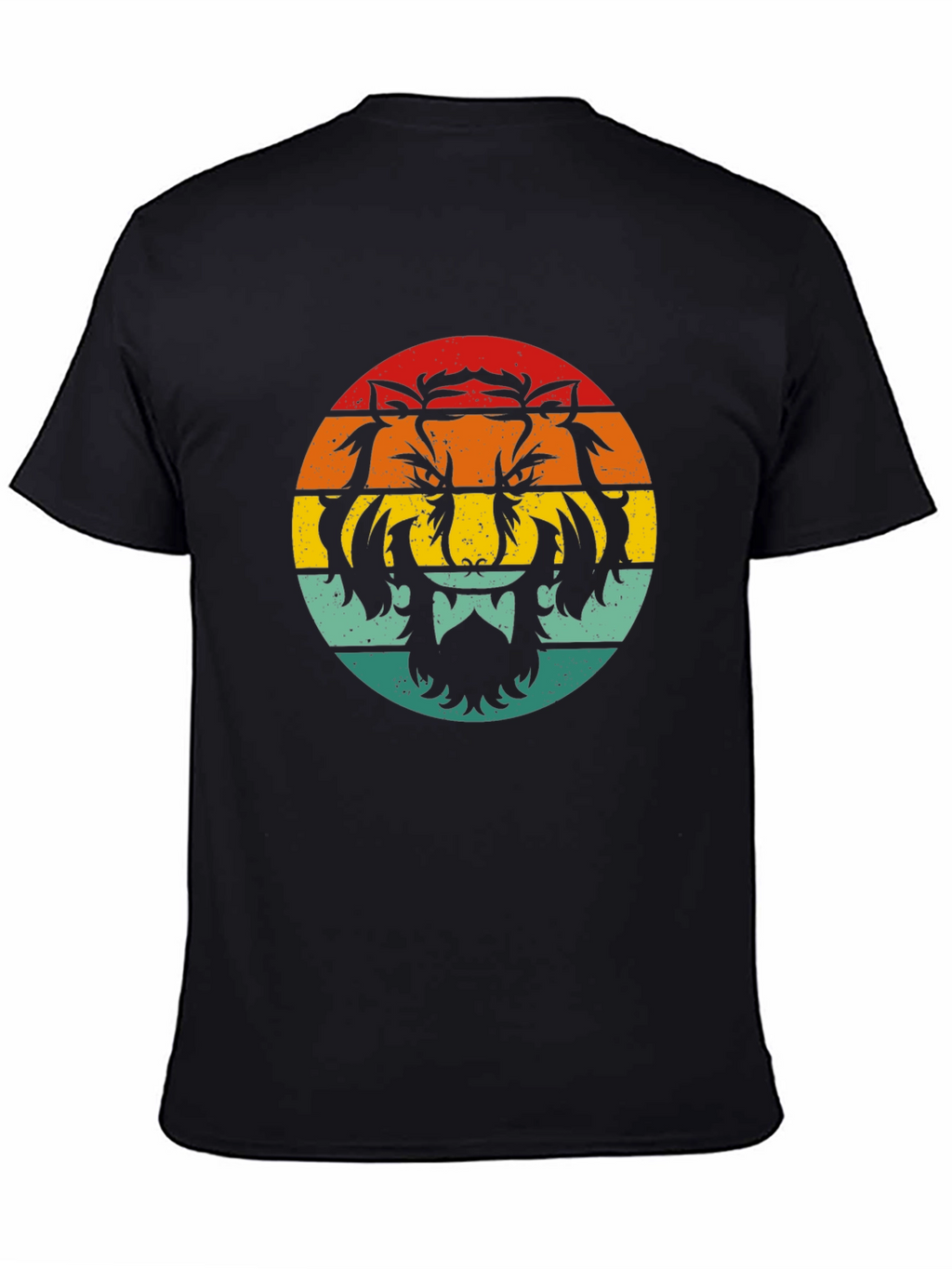 Retro Tiger Graphic T-Shirt - Black