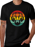 Retro Tiger Graphic T-Shirt - Black
