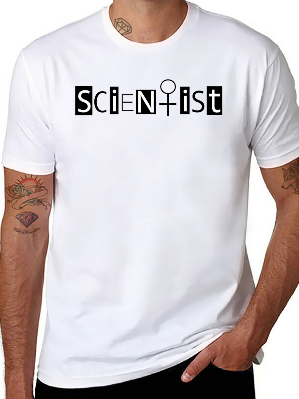 Scientist Symbol T-Shirt - Unisex Black Tee