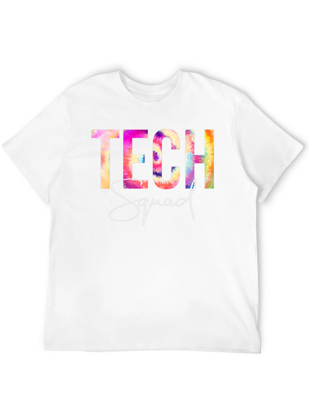 Tech Squad Tie-Dye Graphic T-Shirt