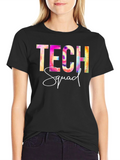 Tech Squad Tie-Dye Graphic T-Shirt