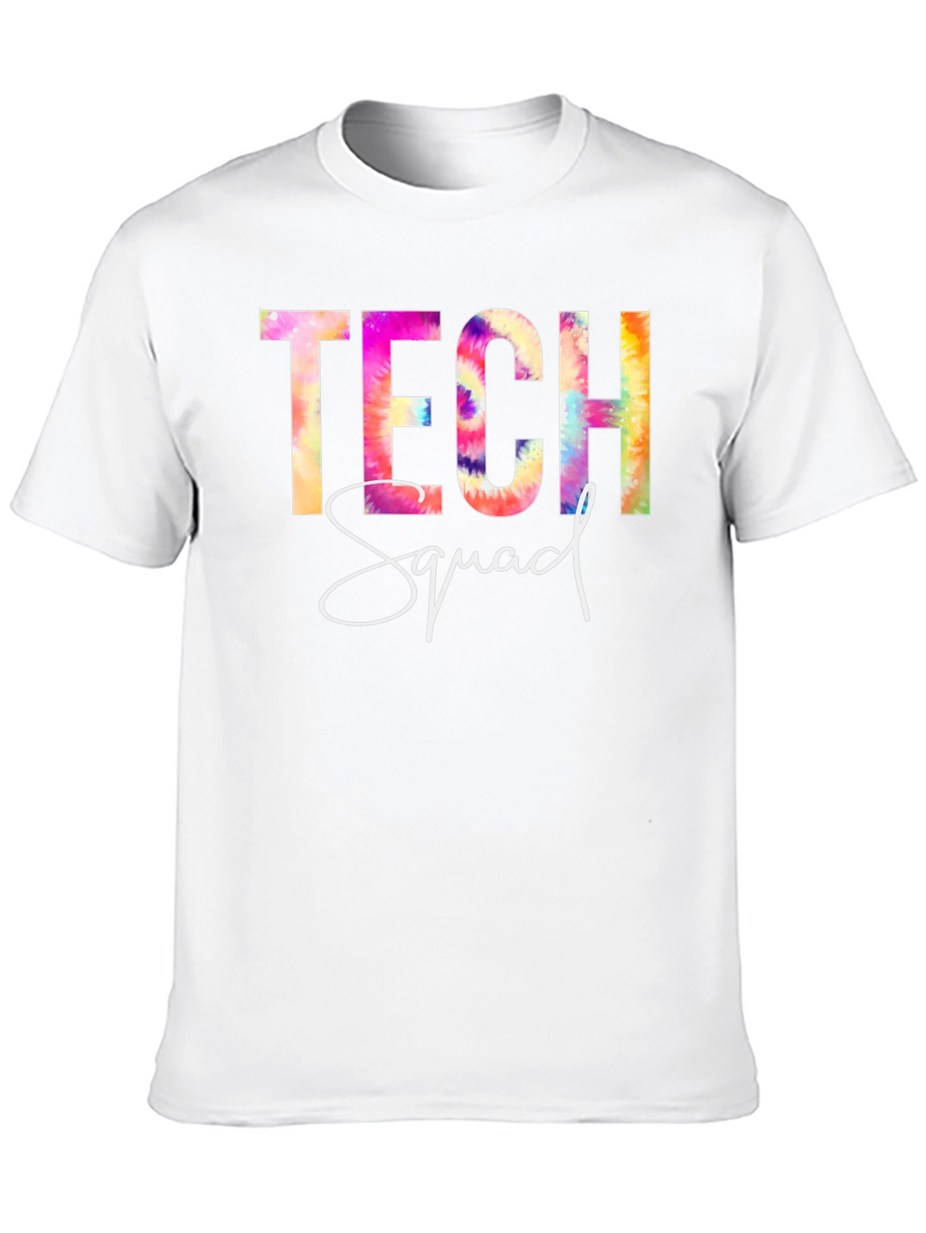 Tech Squad Tie-Dye Graphic T-Shirt