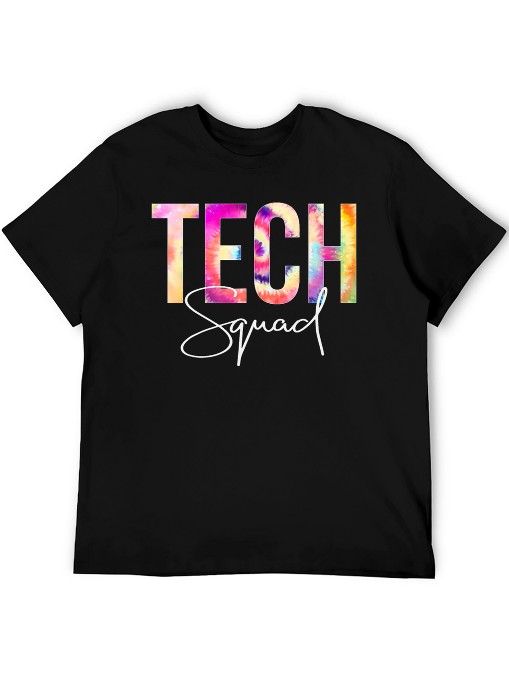 Tech Squad Tie-Dye Graphic T-Shirt