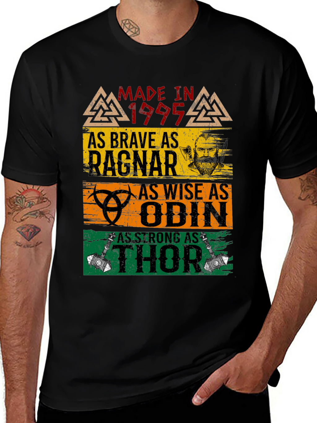 Made in 1995 Viking Warrior T-Shirt
