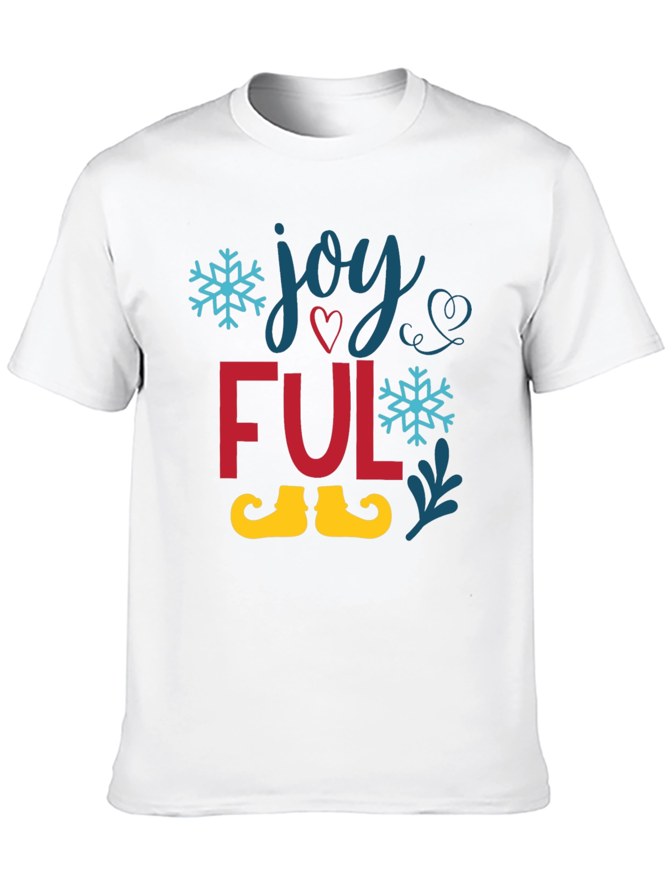 Joyful Holiday T-Shirt - Festive Christmas Tee
