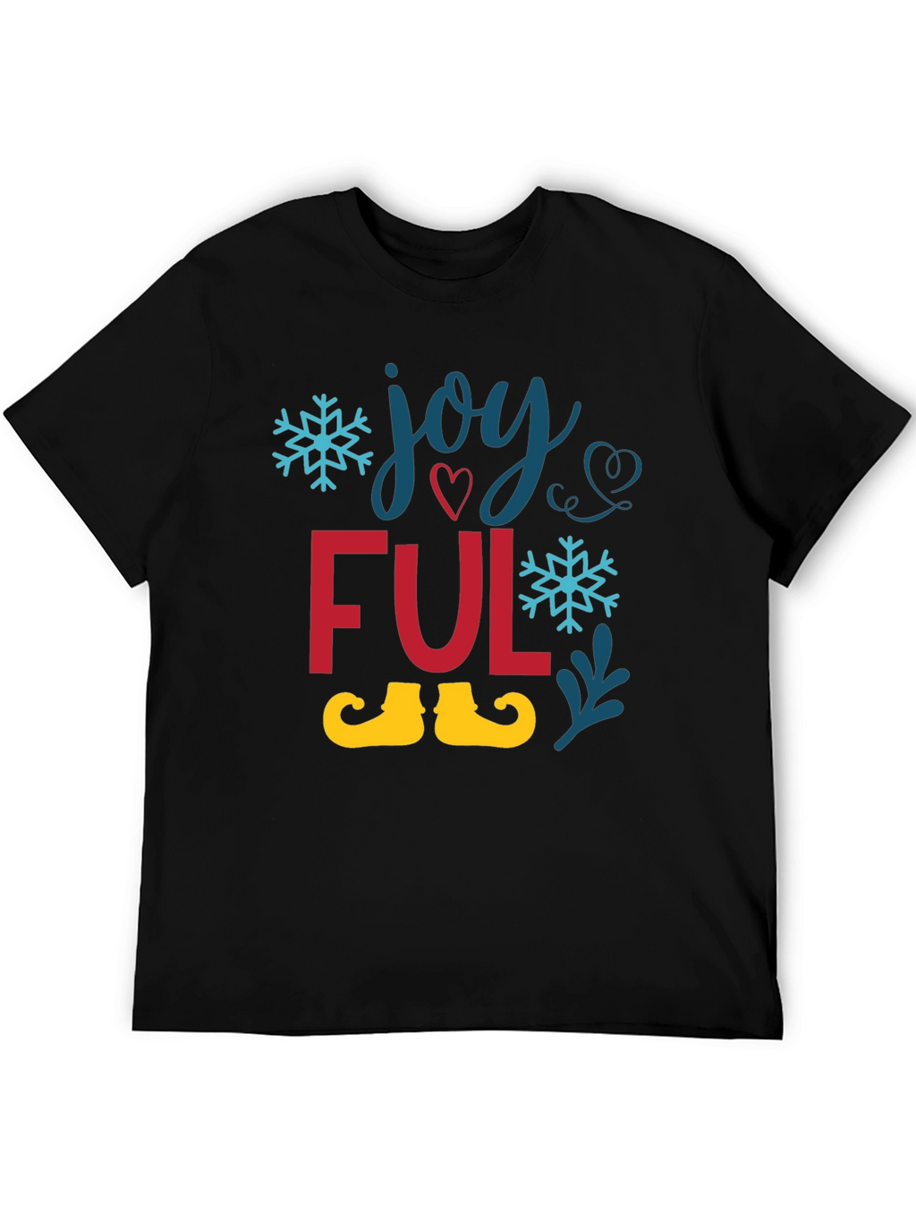 Joyful Holiday T-Shirt - Festive Christmas Tee