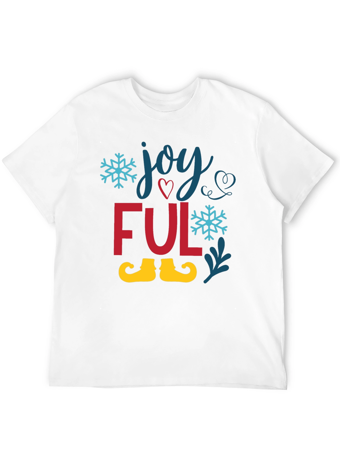 Joyful Holiday T-Shirt - Festive Christmas Tee