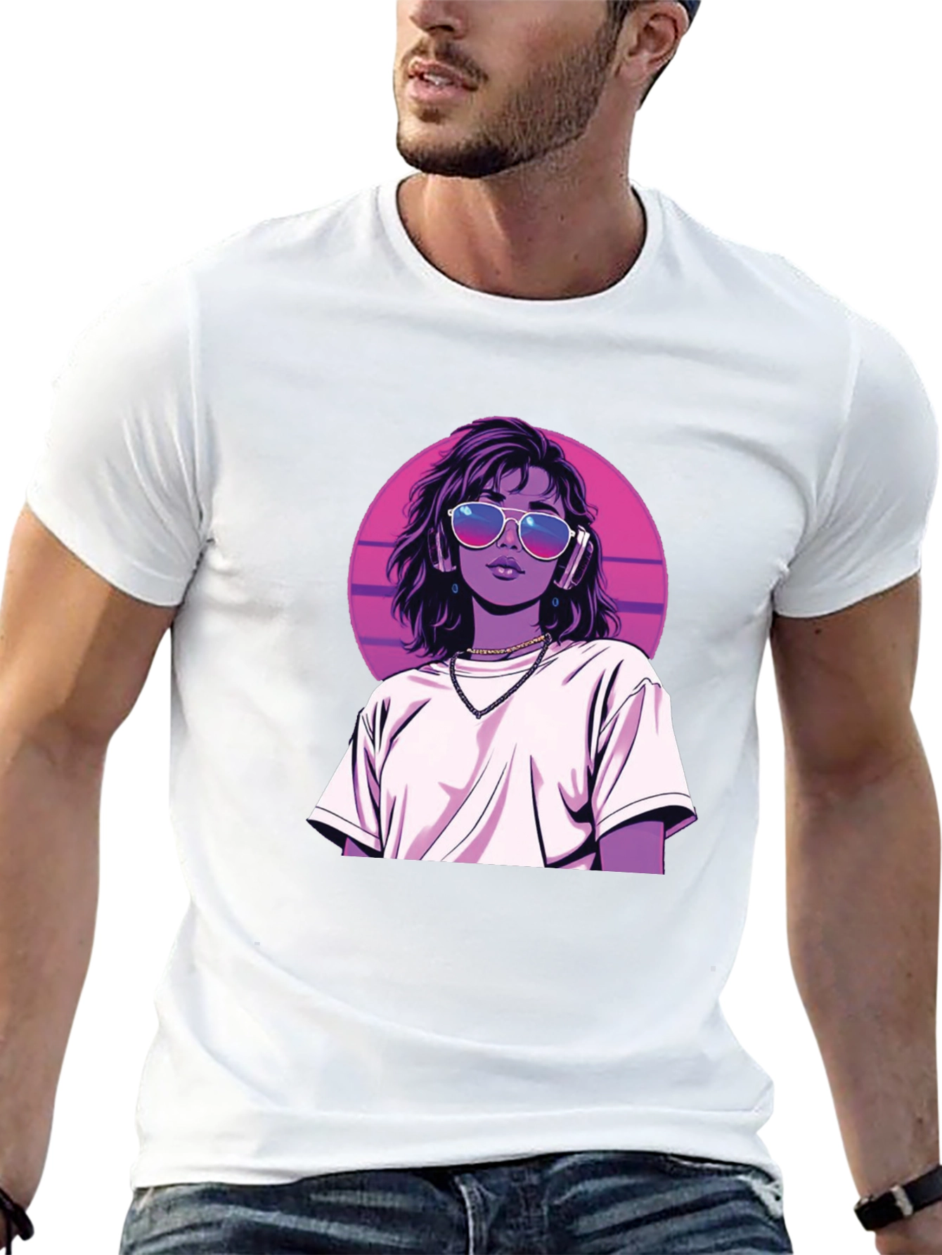 Retro Wave T-Shirt - 80s Style Graphic Tee