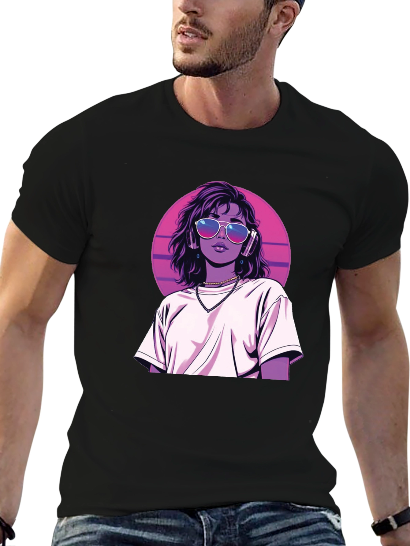 Retro Wave T-Shirt - 80s Style Graphic Tee