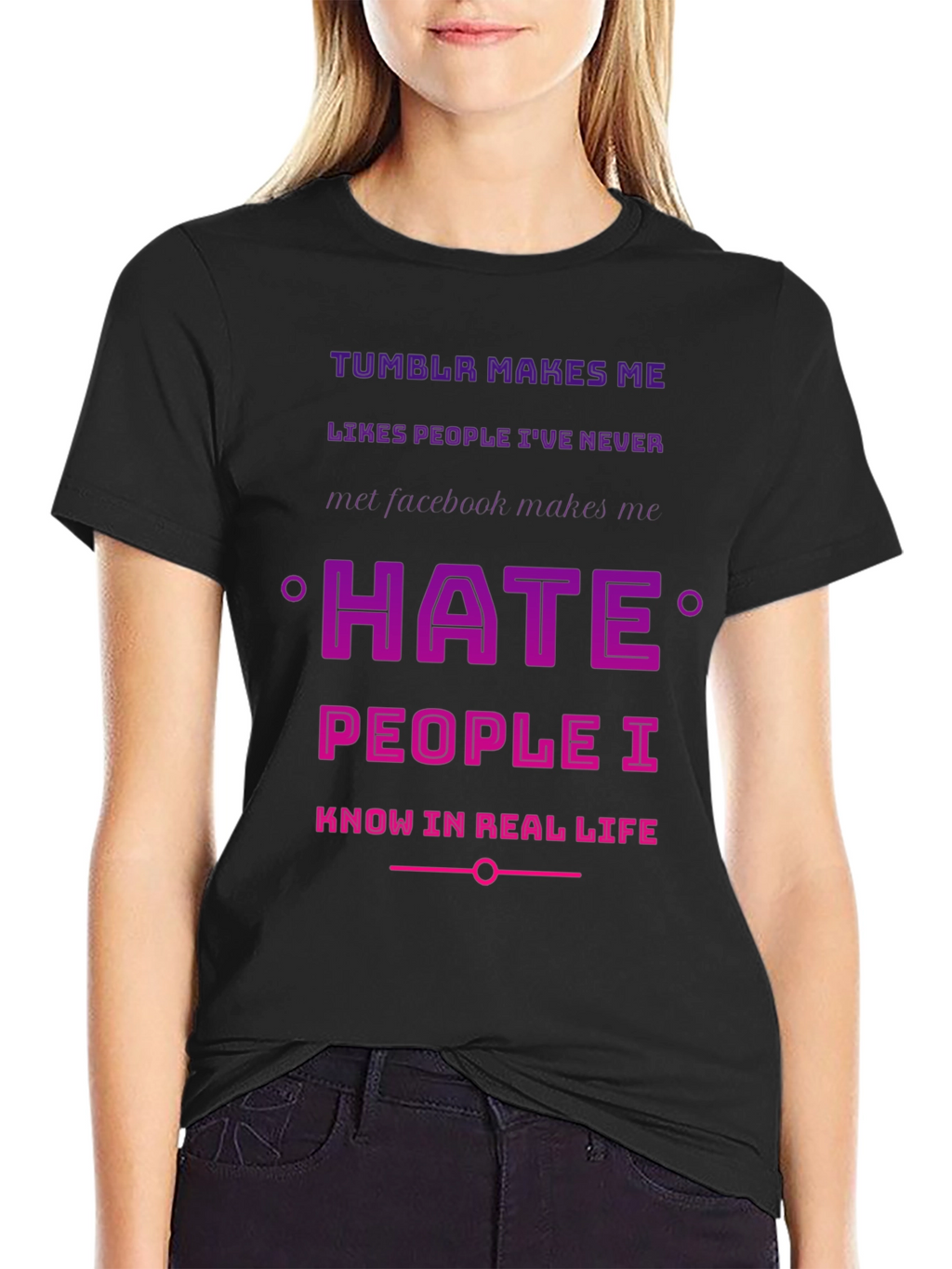 Tumblr vs Facebook Humor T-Shirt