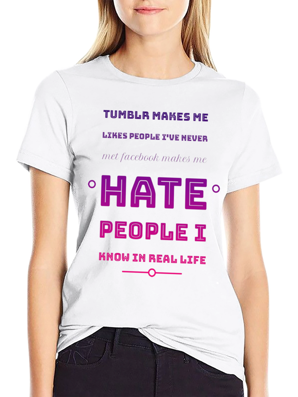 Tumblr vs Facebook Humor T-Shirt