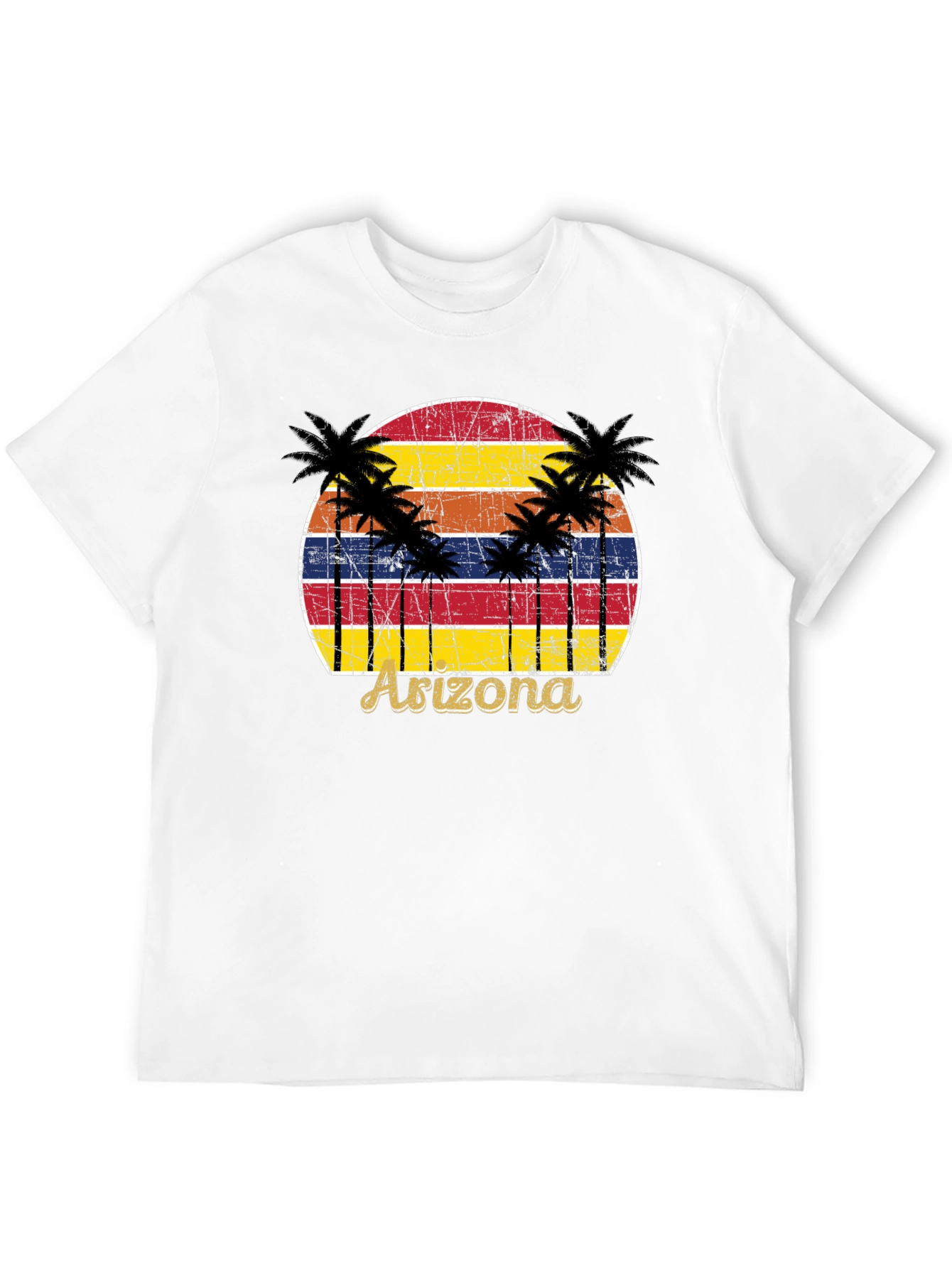 Arizona Sunset Palm Tree Graphic Tee
