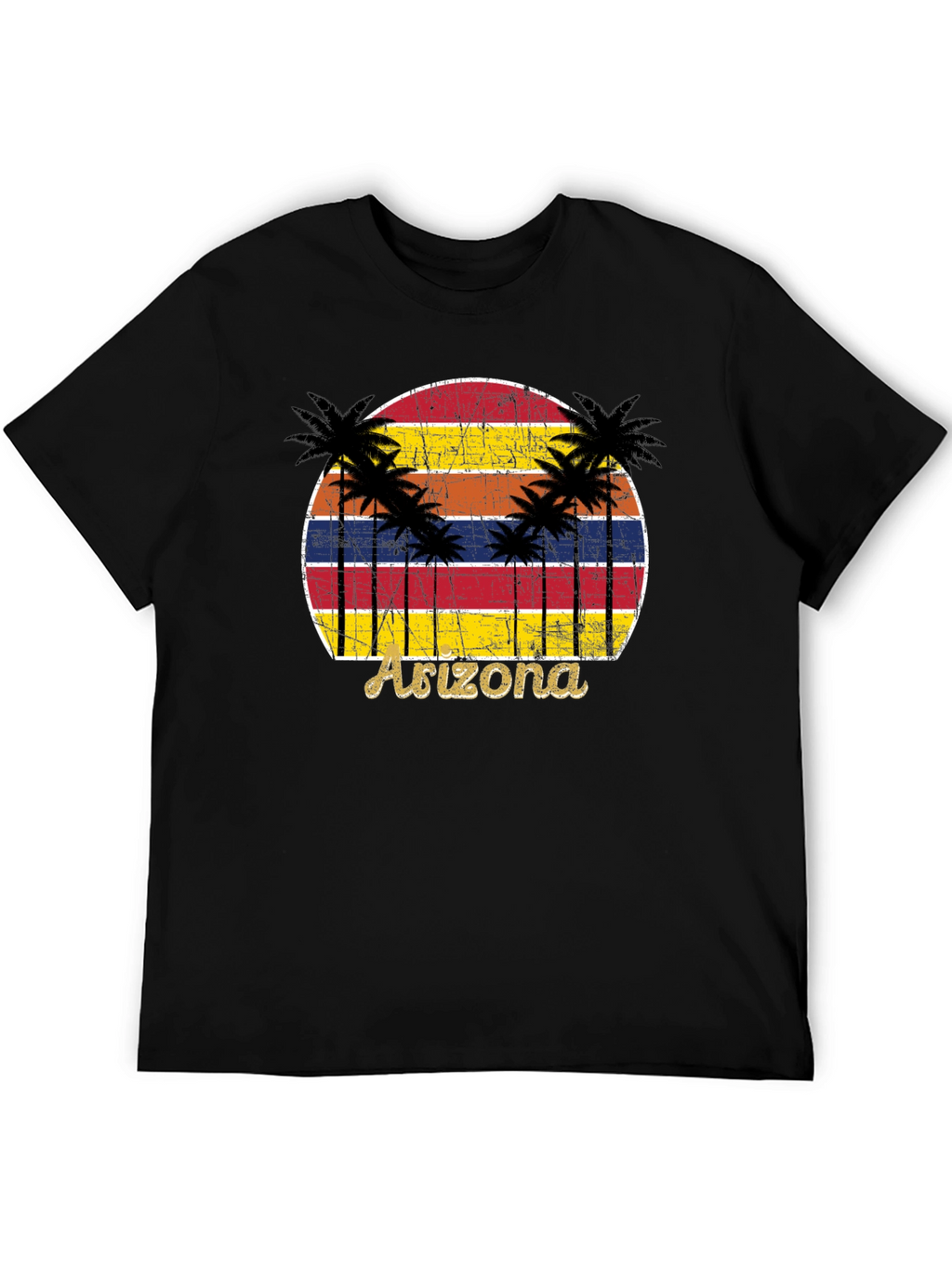 Arizona Sunset Palm Tree Graphic Tee