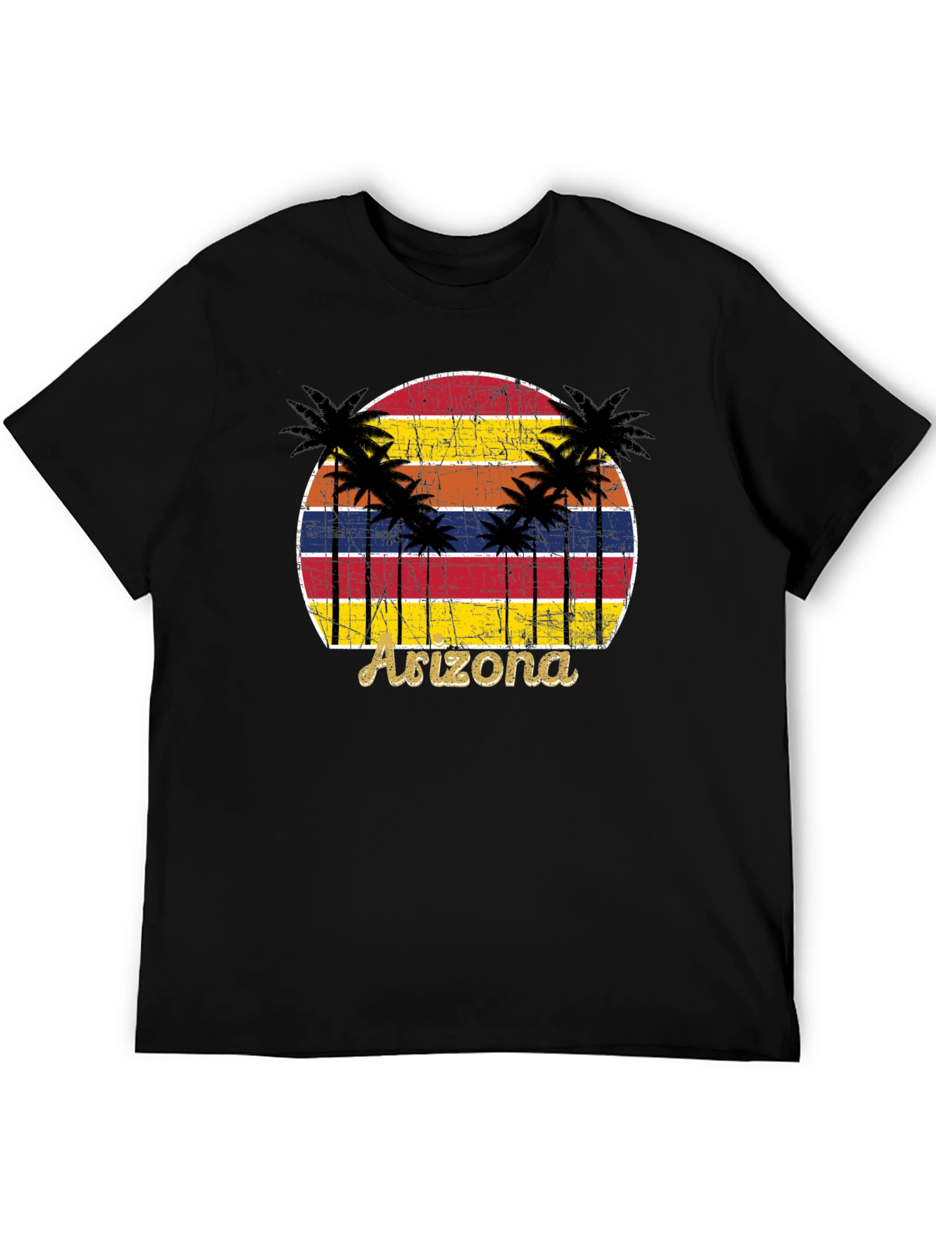 Arizona Sunset Palm Tree Graphic Tee