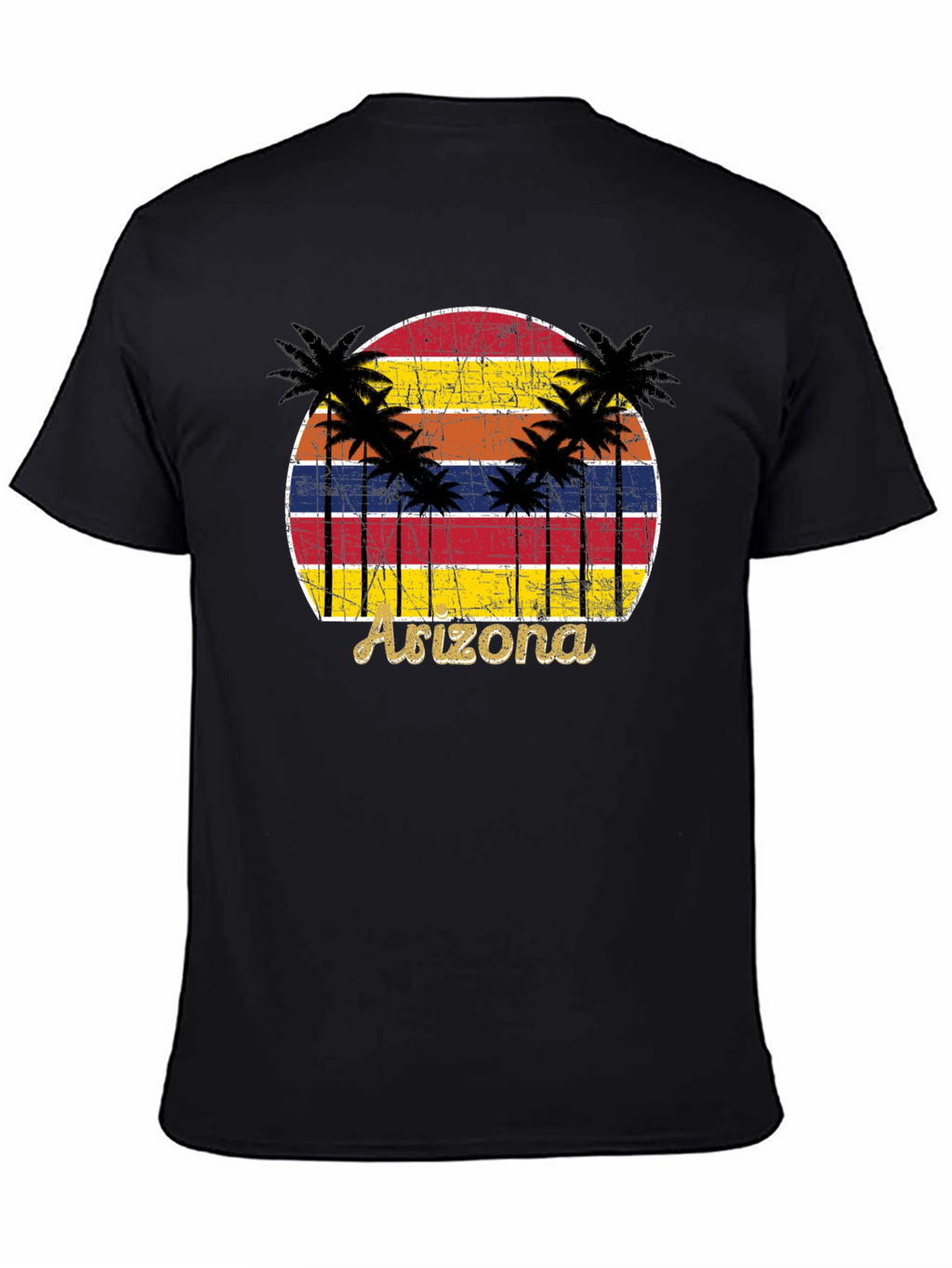 Arizona Sunset Palm Tree Graphic Tee