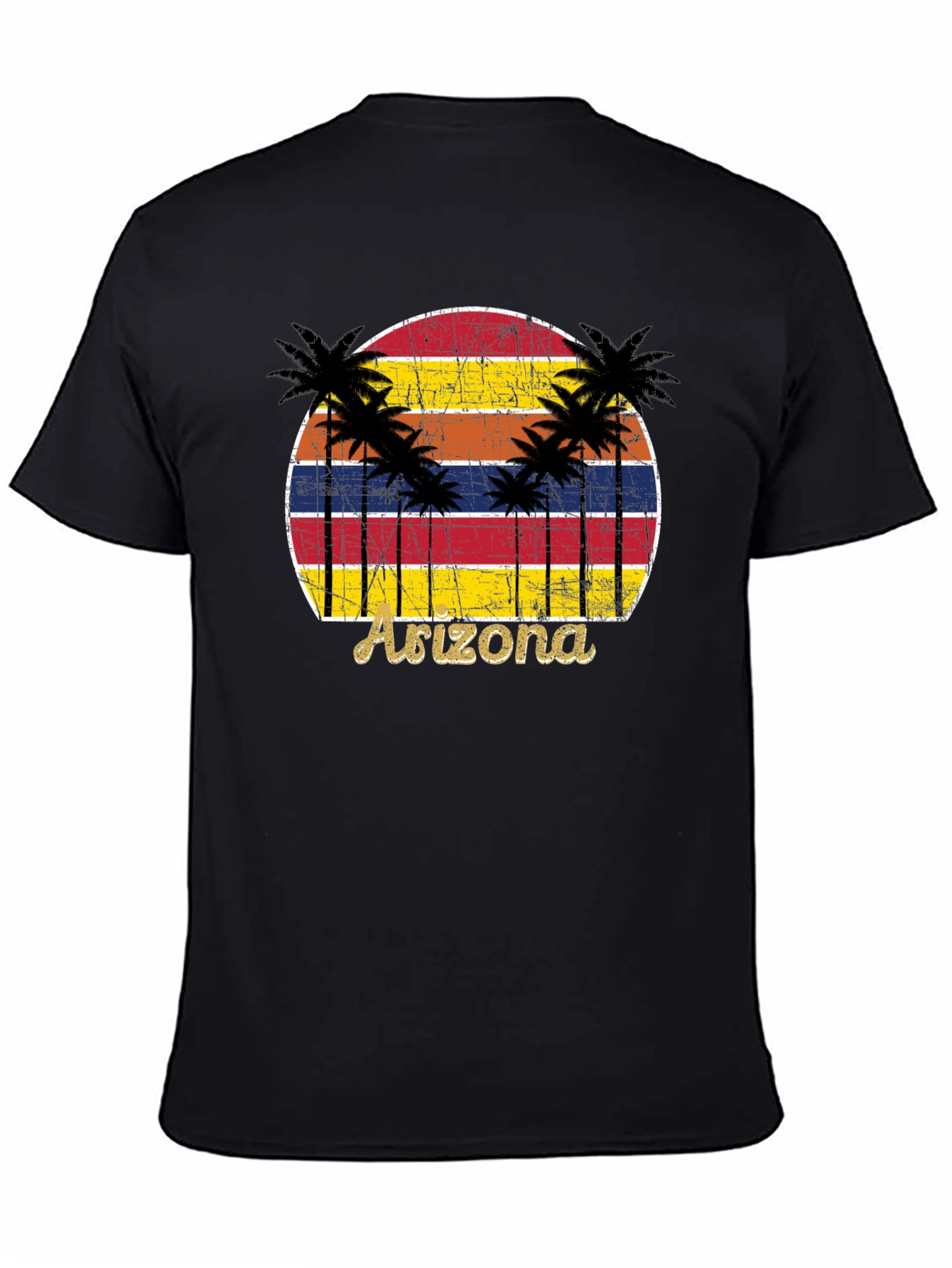 Arizona Sunset Palm Tree Graphic Tee