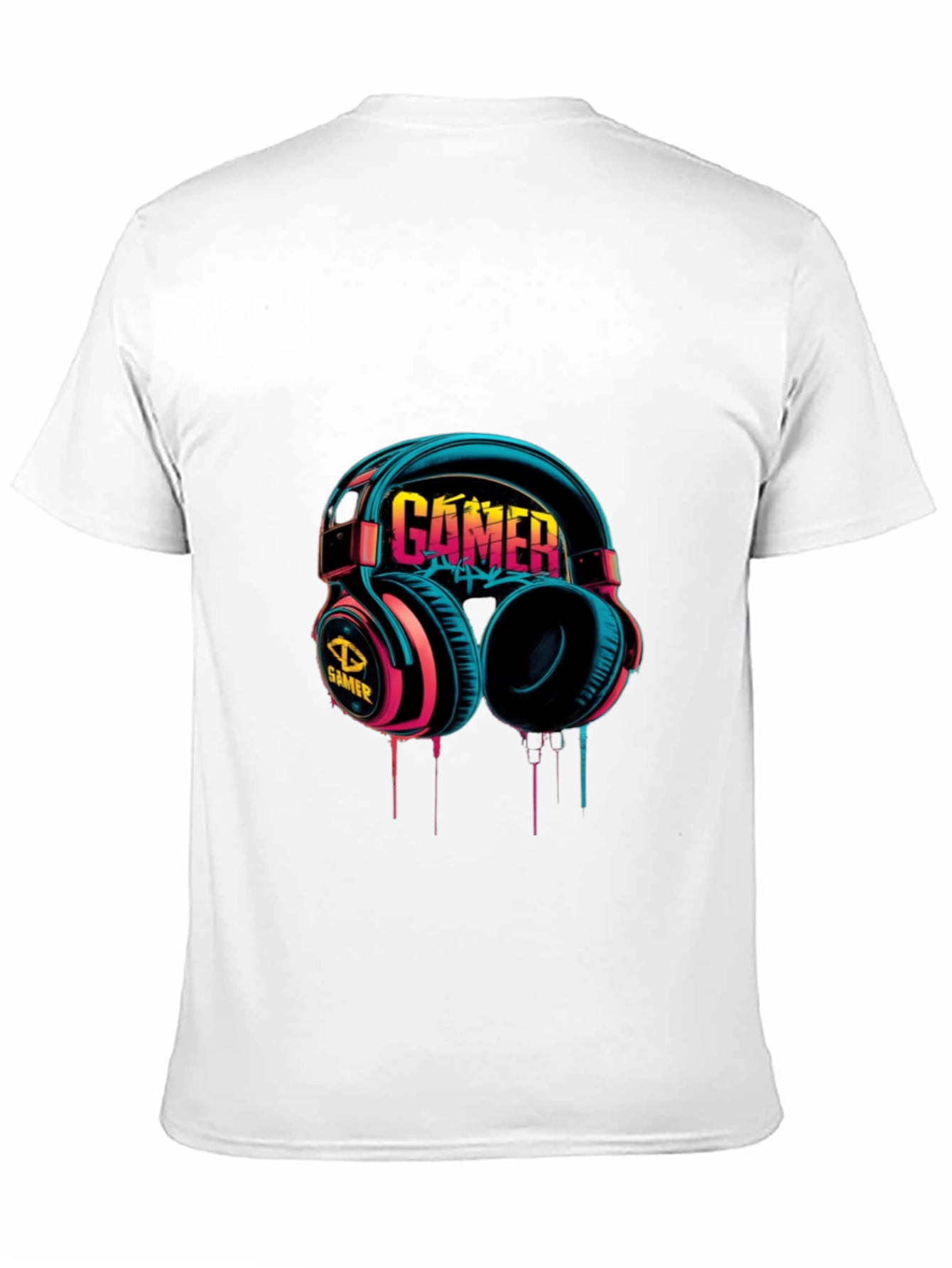 Gamer Headset Graphic T-Shirt - Cool Gaming Tee