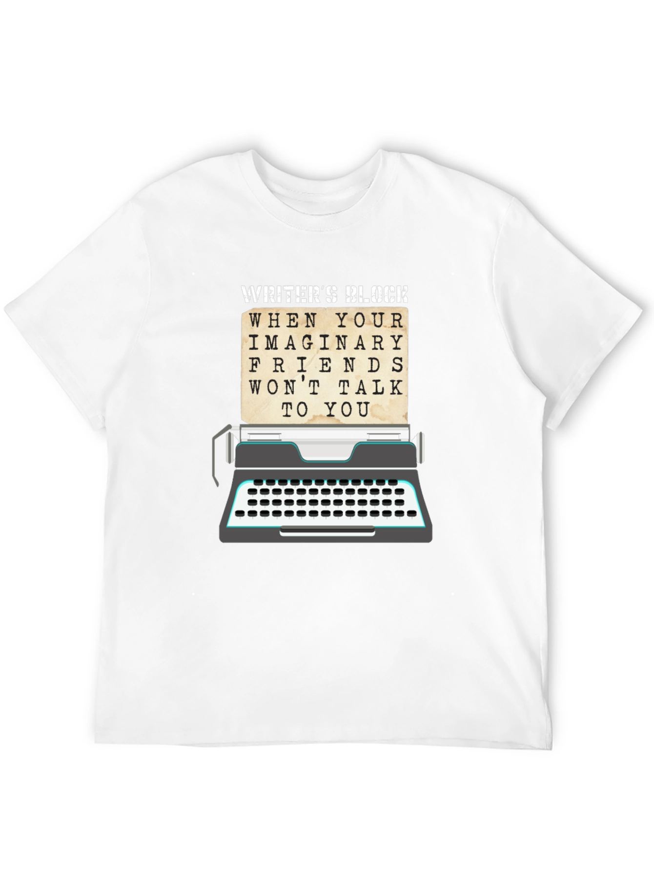 Writers Block T-Shirt - Imaginary Friends