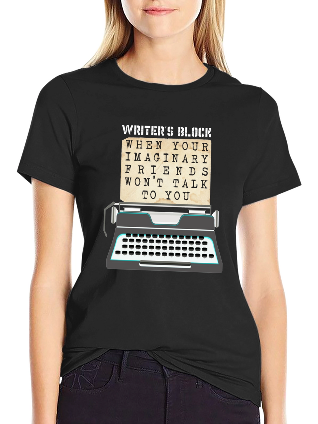 Writers Block T-Shirt - Imaginary Friends