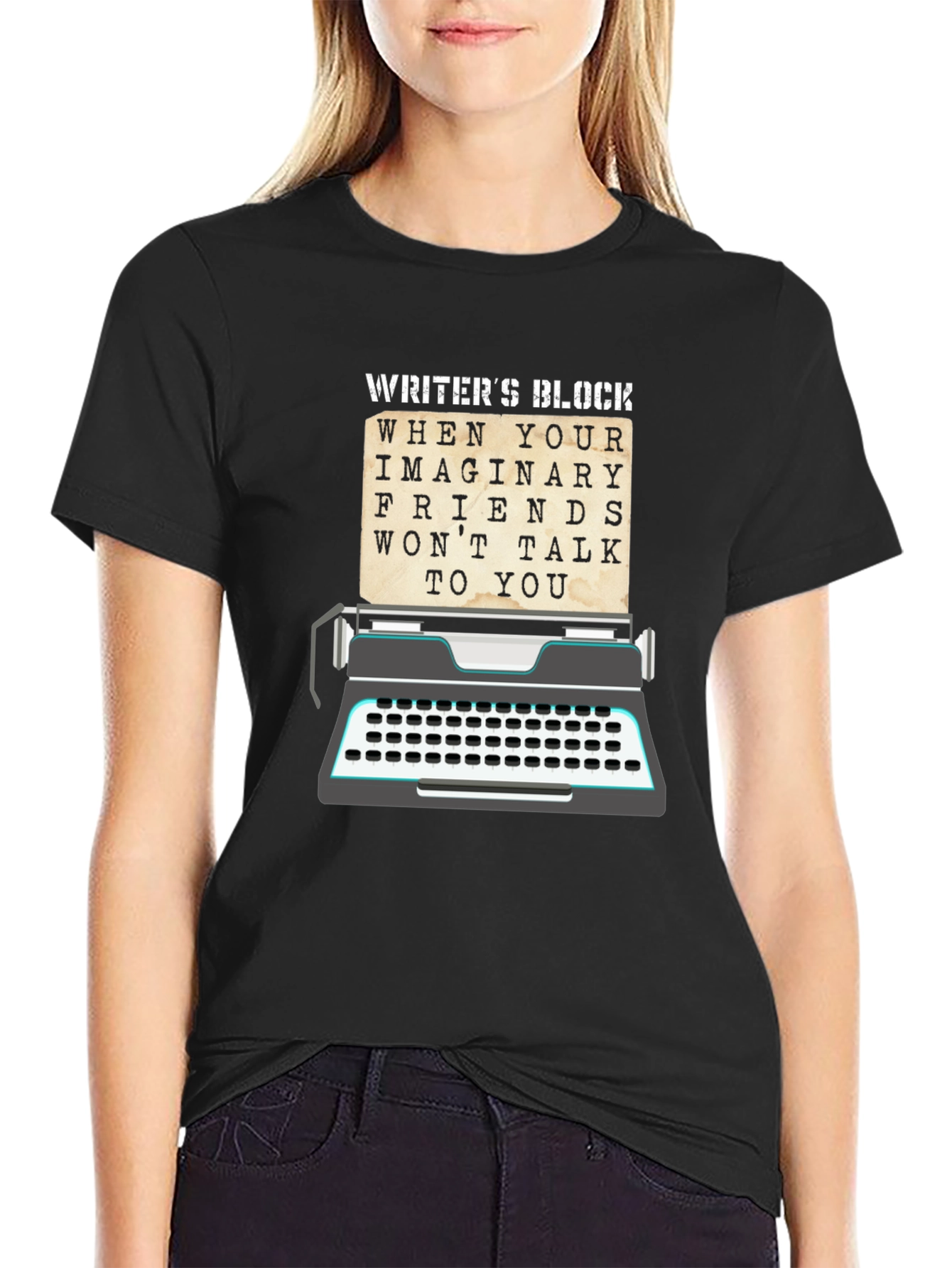 Writers Block T-Shirt - Imaginary Friends