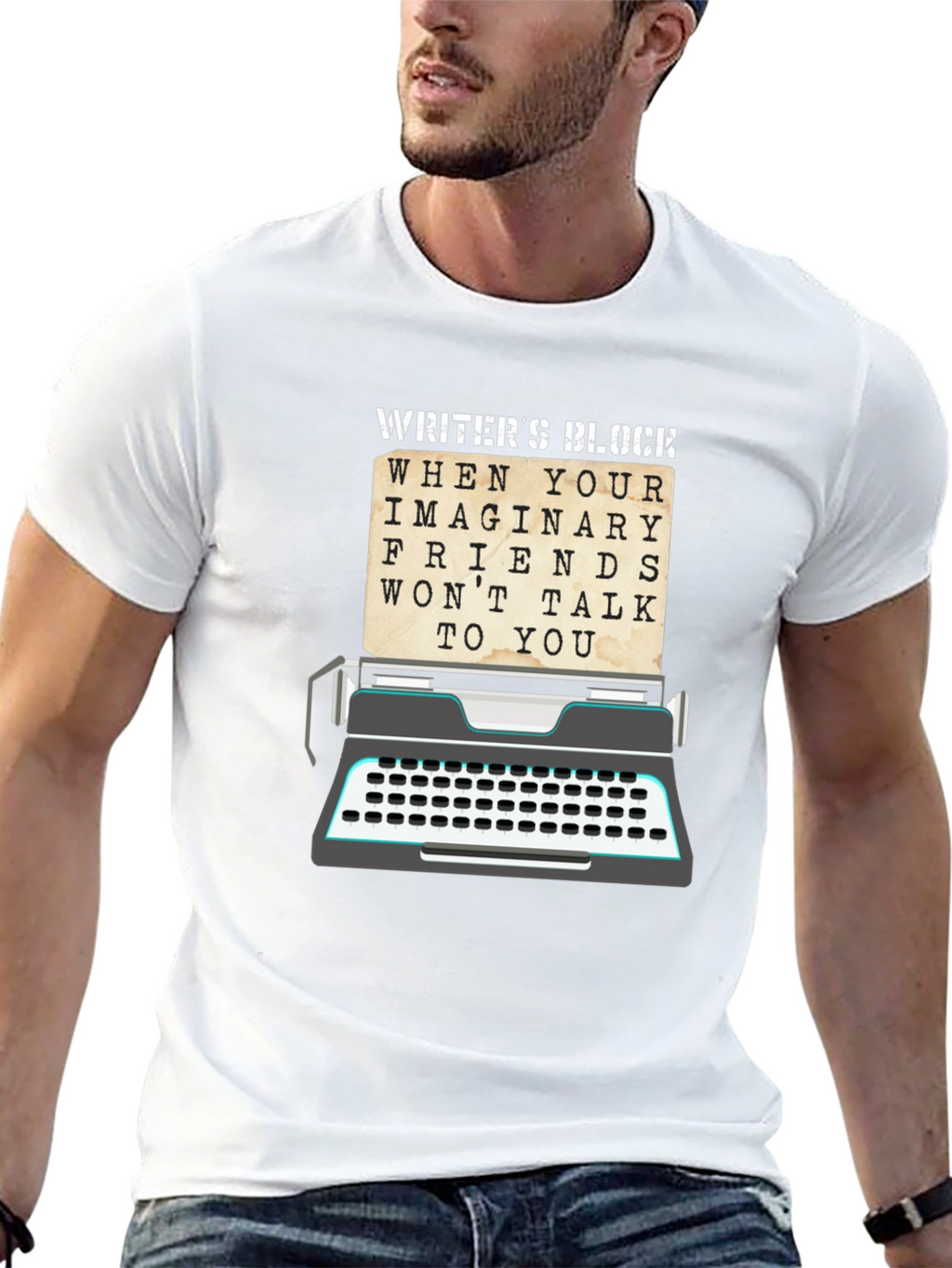 Writers Block T-Shirt - Imaginary Friends