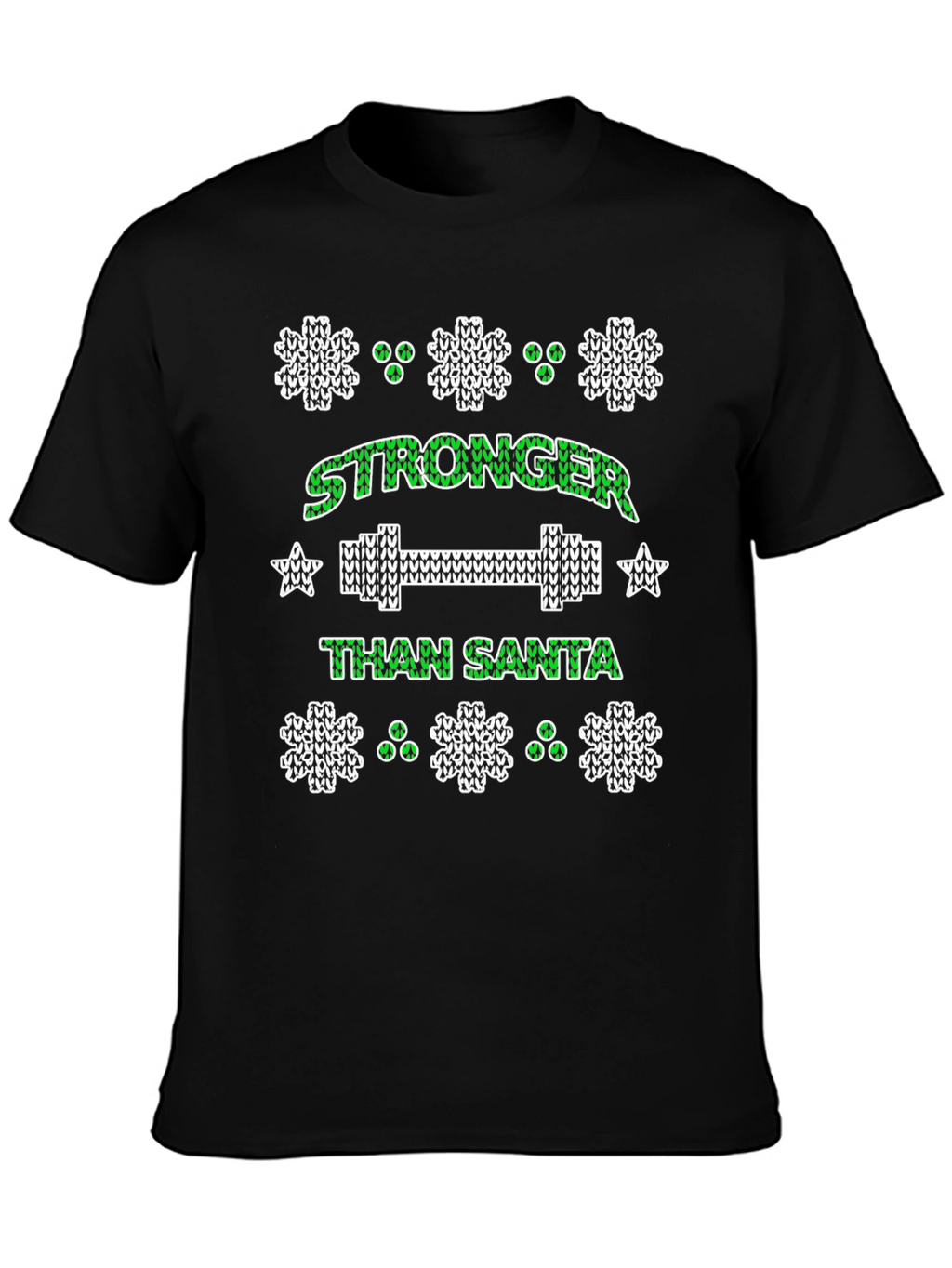 Stronger Than Santa Holiday Workout T-Shirt